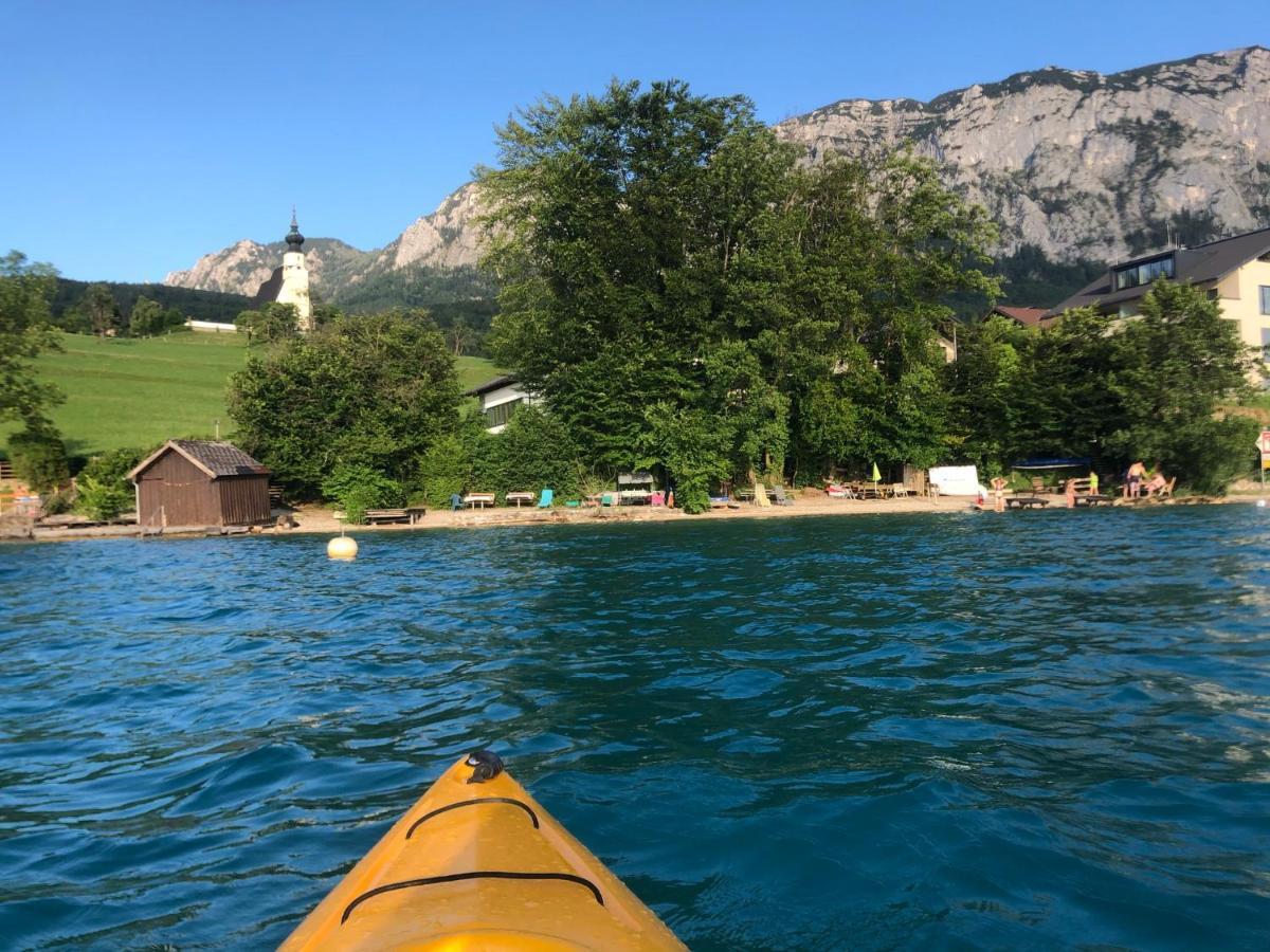 Апартаменты Attersee-Chalet Angermann Familie Spalt Штайнбах-ам-Аттерзее Экстерьер фото