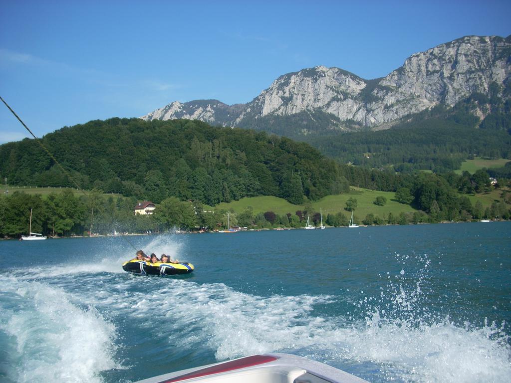 Апартаменты Attersee-Chalet Angermann Familie Spalt Штайнбах-ам-Аттерзее Экстерьер фото