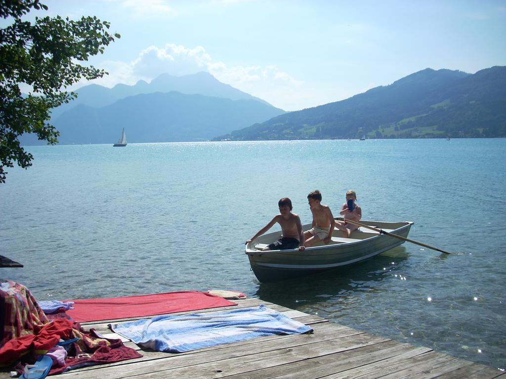 Апартаменты Attersee-Chalet Angermann Familie Spalt Штайнбах-ам-Аттерзее Экстерьер фото